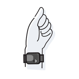 Wear DreamOn on your wrist, ankle or palm.
